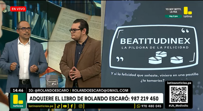 Periodista de Latina Rolando Escaró presenta 