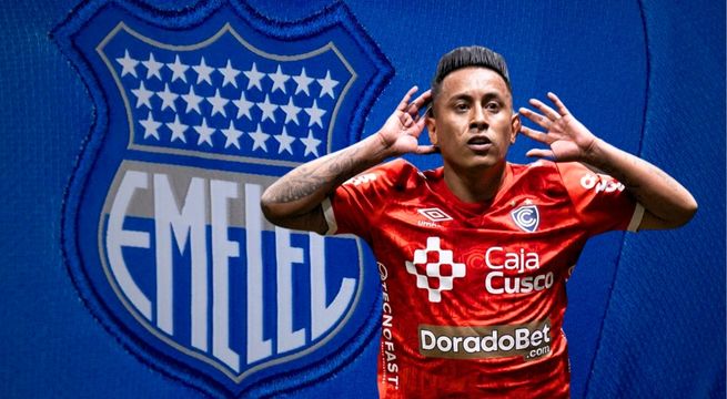 Presentan a Christian Cueva como nuevo jugador de Emelec