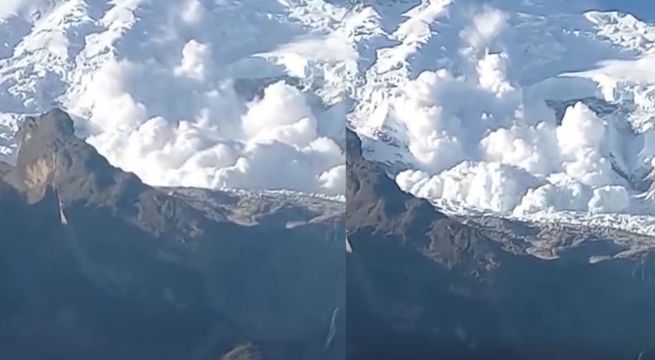 Impactante avalancha en el Huascarán alarma a andinistas y turistas