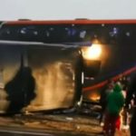 Variante Pasamayo: choque de buses interprovinciales deja un muerto y 33 heridos