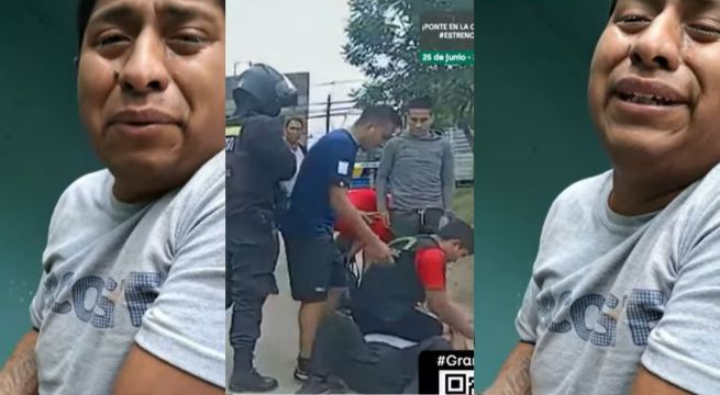 Delincuente roba cartera y termina llorando al ser capturado: vecinos de El Agustino ya lo tenían identificado