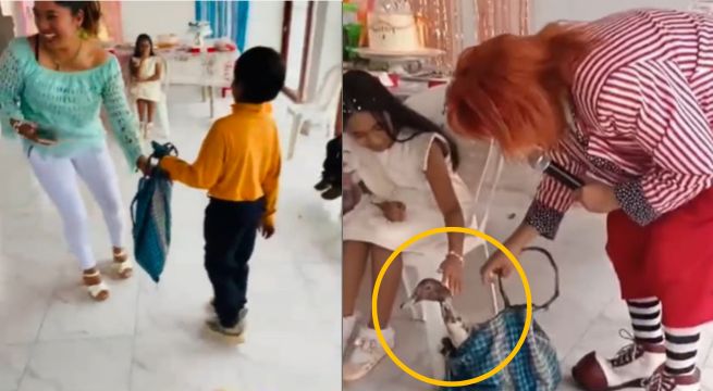 Chiclayo: niño conmueve en redes al regalarle un pato a su vecina por su cumpleaños