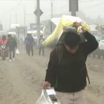 Obras en Ramiro Prialé generan gran congestión vehicular: pasajeros caminan más de una hora