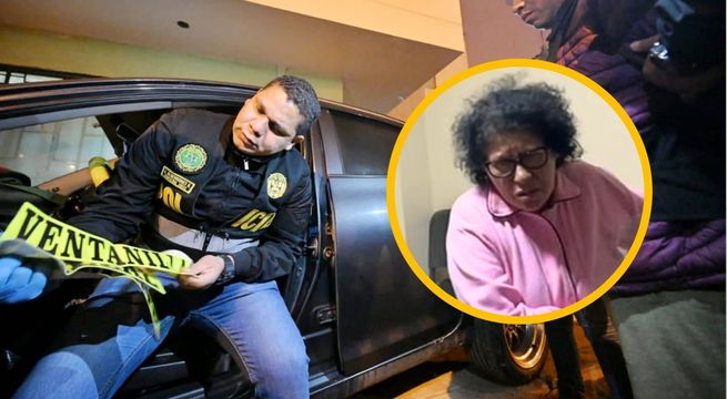 ¡En pijama! Así fue intervenida la mamá de alias 