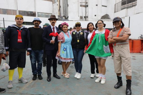 Grupo Terna se disfraza de personajes del Chavo del 8 para combatir el crimen | VIDEO