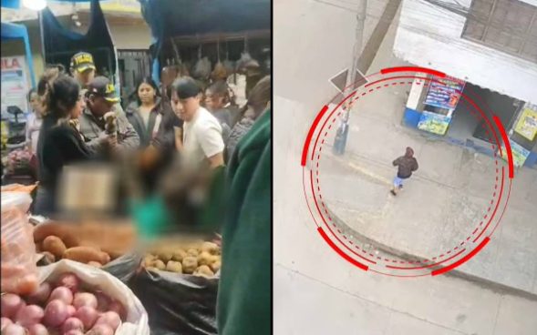 Sicarios asesinan a vendedor en mercado de Villa María del Triunfo frente a clientes