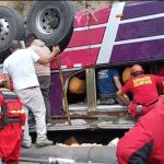 Tragedia en carretera: 17 muertos deja volcadura de bus que iba de Lima a La Merced | VIDEO