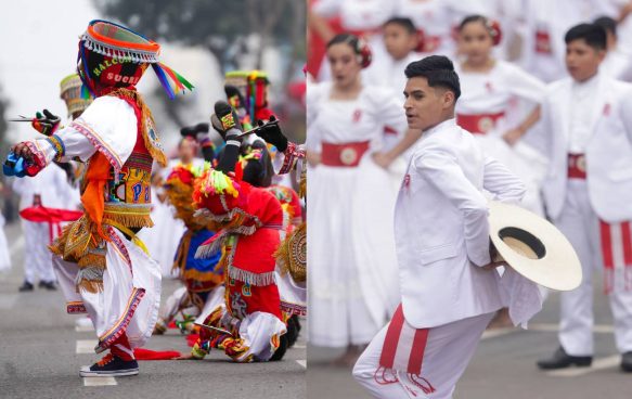 Danza de tijeras y marinera engalanan Gran Parada y Desfile Cívico Militar 2025