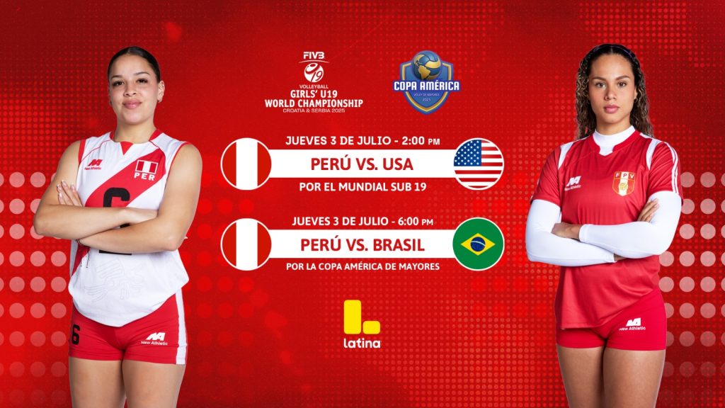 ¡Jueves de pura garra! Latina transmitirá en vivo Perú vs. Estados Unidos y Perú vs. Brasil
