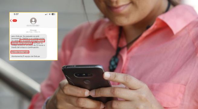 ¿Te llegó un SMS de que tu paquete fue retenido? Podría ser una estafa