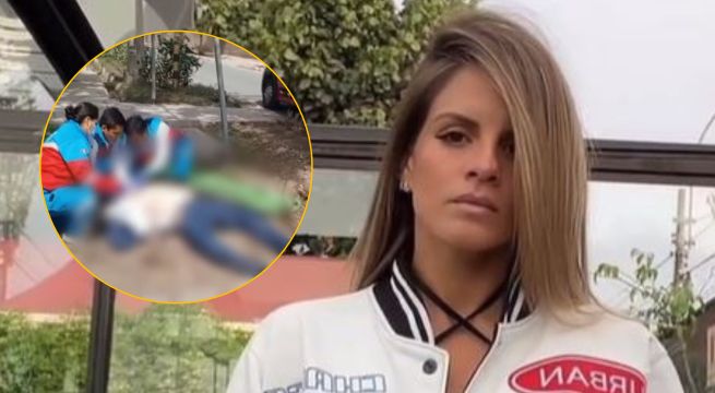 Padre de Alejandra Baigorria sufrió grave accidente en moto en Chaclacayo | VIDEO