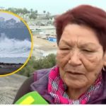 Abuela lleva a su nieto al malecón de Chorrillos para que vea el tsunami: 