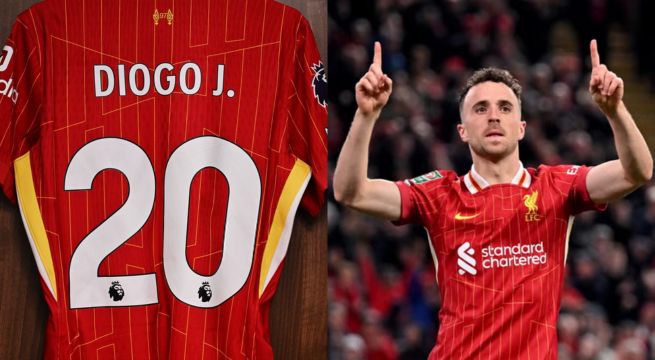 Liverpool decidió quitar el dorsal 20 para honrar la memoria de Diogo Jota