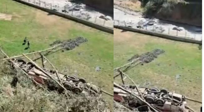 Tarma: bus con pasajeros de empresa Molina se vuelca y deja escena devastadora