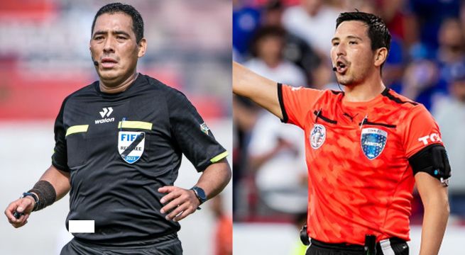 Diego Haro y Kevin Ortega son los árbitros para los partidos de Universitario y Alianza