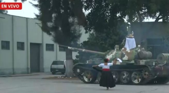 Fuerza, ritmo y tradición: tanque 'baila' marinera en previa de la Gran Parada Militar
