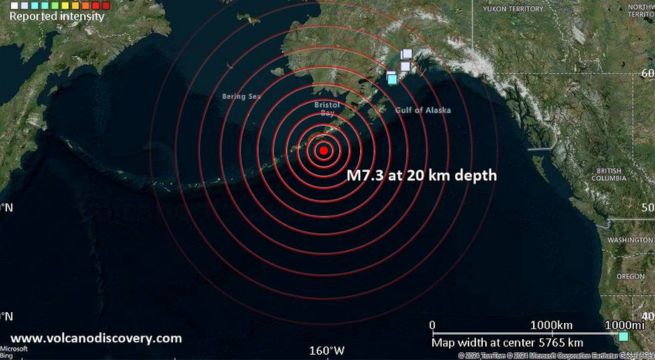 Sismo de 7.2 sacude Alaska y activa la alerta de tsunami