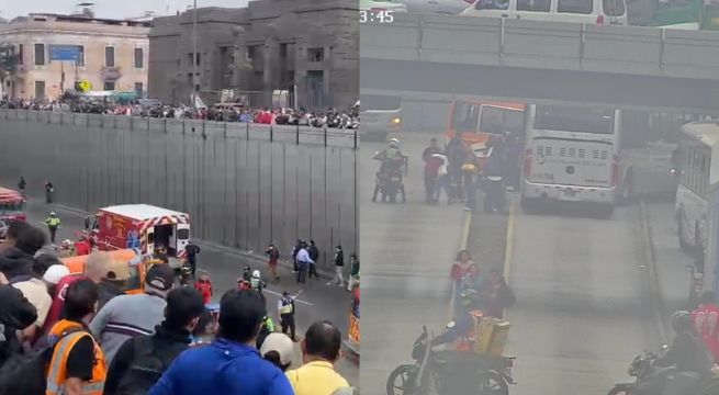 Cúster invade vía del Metropolitano y ocasiona grave accidente: 3 muertos y 17 heridos