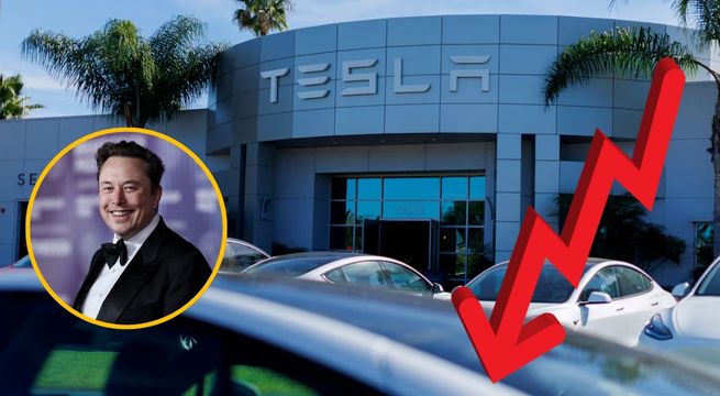 Tesla cae en la bolsa tras anuncio político de Elon Musk y enfrentamiento con Trump