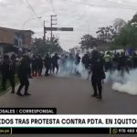 Protestas contra Dina Boluarte en Iquitos dejaron 15 heridos | VIDEO