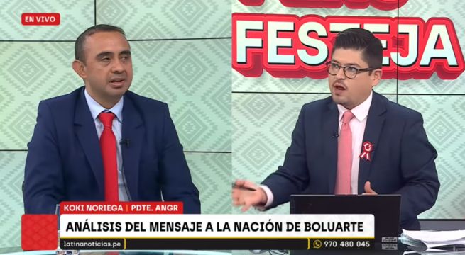Koki Noriega sobre discurso de Dina Boluarte: 