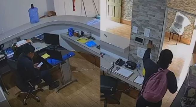Pidió trabajo en un hotel y terminó robando: todo quedó grabado en video