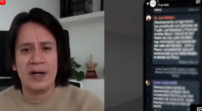 Christopher Acosta sobre el ministro de Energía y Minas: 