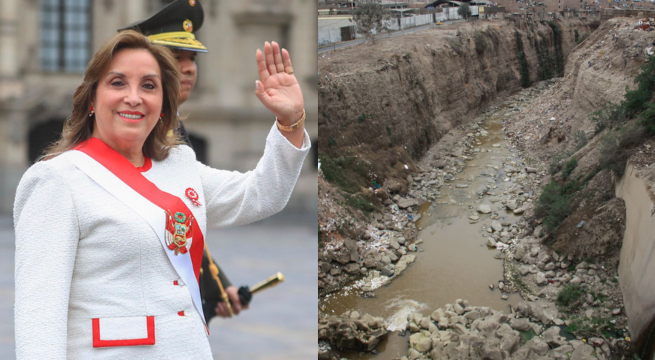 Dina Boluarte anuncia proyecto para la recuperación del río Rímac: "Se iniciará una licitación internacional"