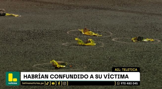 Joven sale de casa a caminar y muere acribillado: sicarios lo habrían asesinado por error