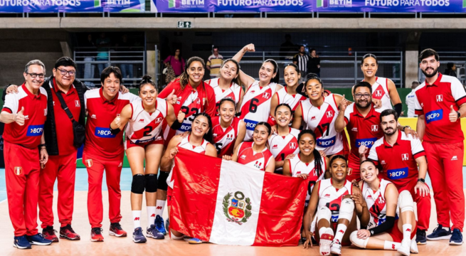Perú logra ganar la medalla de plata en la copa América de Vóley 2025