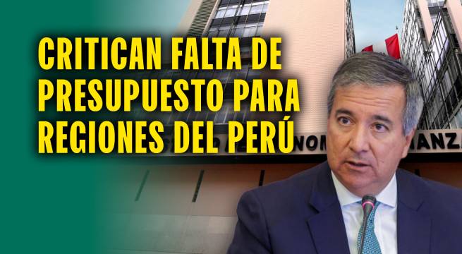 Gobernadores denuncian exclusión del crédito suplementario: solo el 1 % para regiones
