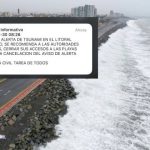 Indeci envía mensaje a celulares tras alerta de tsunami: ¿qué decía la advertencia?