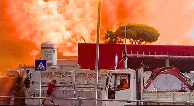 Roma: explosión en estación de gas deja al menos 40 heridos