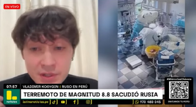 Ciudadano ruso en Perú tras terremoto de 8.8 en su país: “Ha sido una noche desesperada para mí”