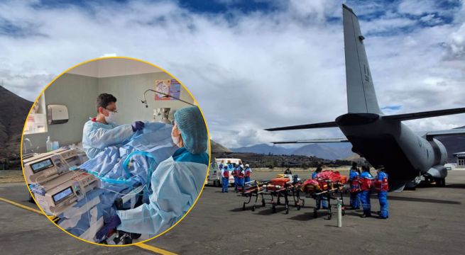 Trasladan de emergencia a Lima a pacientes con graves quemaduras tras tragedia en Huánuco