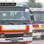 Extorsionadores atacan a pedradas cústers de transporte público en San Juan de Miraflores