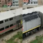 Así fue el traslado de trenes al Parque de la Muralla para su presentación pública | VIDEO
