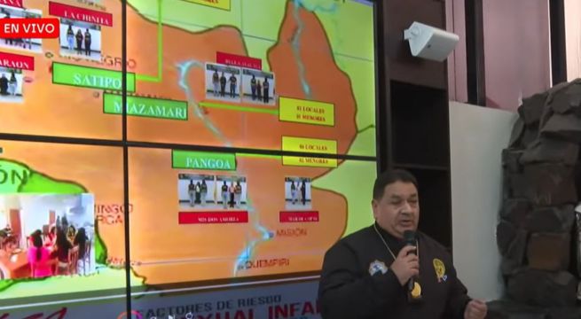 Rescatan a siete menores víctimas de explotación sexual tras desarticular a ‘Los Indeseables de Satipo’