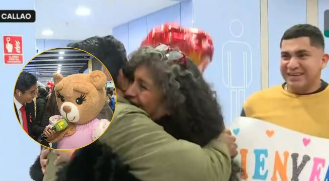 Fiestas Patrias: familias protagonizan emotivos reencuentros en Aeropuerto Internacional Jorge Chávez