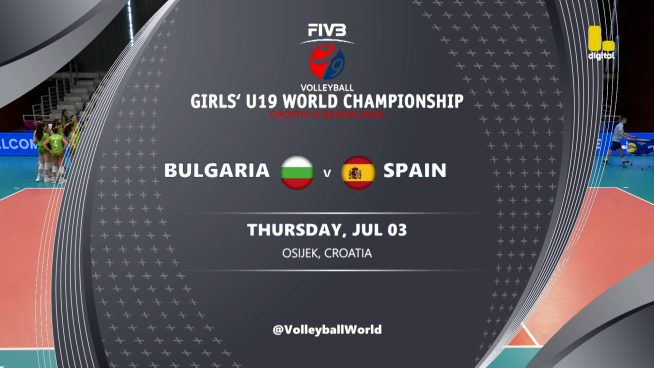 ESPAÑA VS BULGARIA por el Mundial de Vóley Sub 19: REVIVE AQUÍ el partido COMPLETO