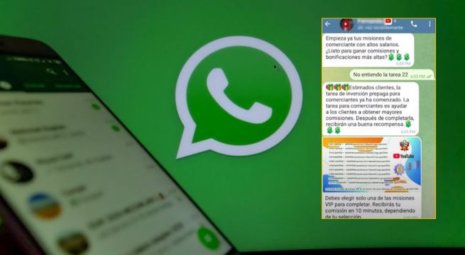 ¿Trabajo fácil desde casa? Así operan las estafas que circulan por grupos de WhatsApp