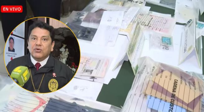 Desarticulan banda criminal que falsificaba pasaportes y traficaba migrantes en Lima
