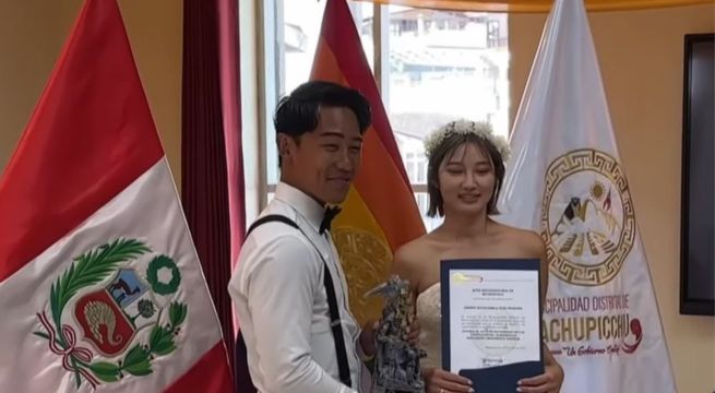 El japonés que se hizo viral al quedar varado en Perú por COVID-19 se casó en Machu Picchu