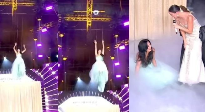 Tensión en Miss Universe Latina: concursante cae desde tres metros durante reto en vivo