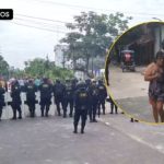 Protestas en Iquitos por llegada de Dina Boluarte deja 15 heridos