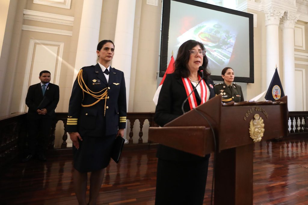 Presidenta del PJ rechaza eventual retiro del Perú de la Corte IDH: 