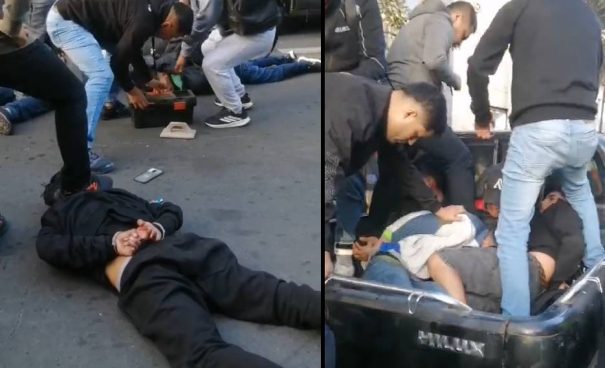 Balacera en el Centro de Lima termina con cinco acusados de extorsión detenidos | VIDEO