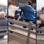 Sujeto armado agrede a mujer en la vía pública y da disparo al aire | VIDEO