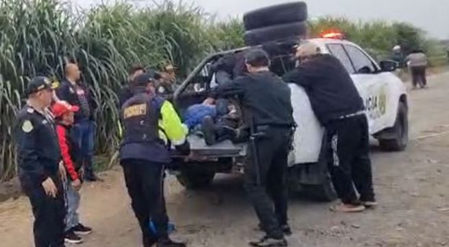 Dos hombres con historial delictivo fueron acribillados y arrojados a canal de regadío en Huaura