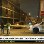 Ataque a balazos de sicarios deja dos heridos en Comas | VIDEO